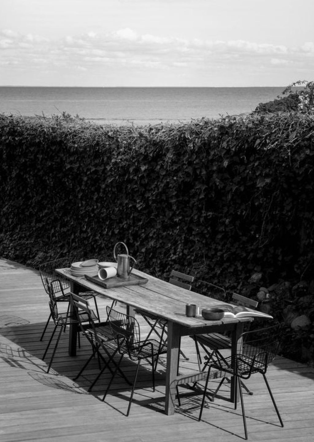 Audo Copenhagen WM String Seat cushion Outdoor/Lounge, dark grey