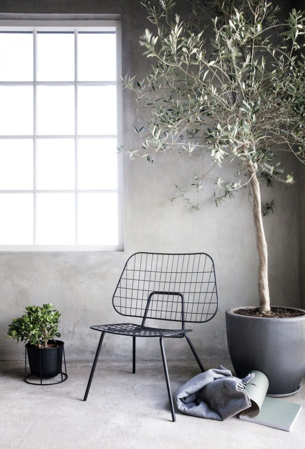 Audo Copenhagen WM String Seat cushion Outdoor/Lounge, dark grey