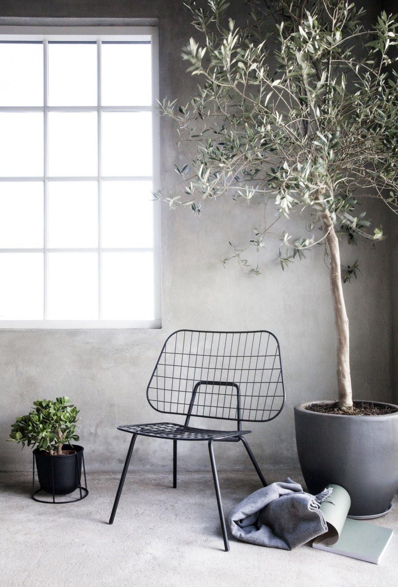 Audo Copenhagen WM String Seat cushion Outdoor/Lounge, dark grey