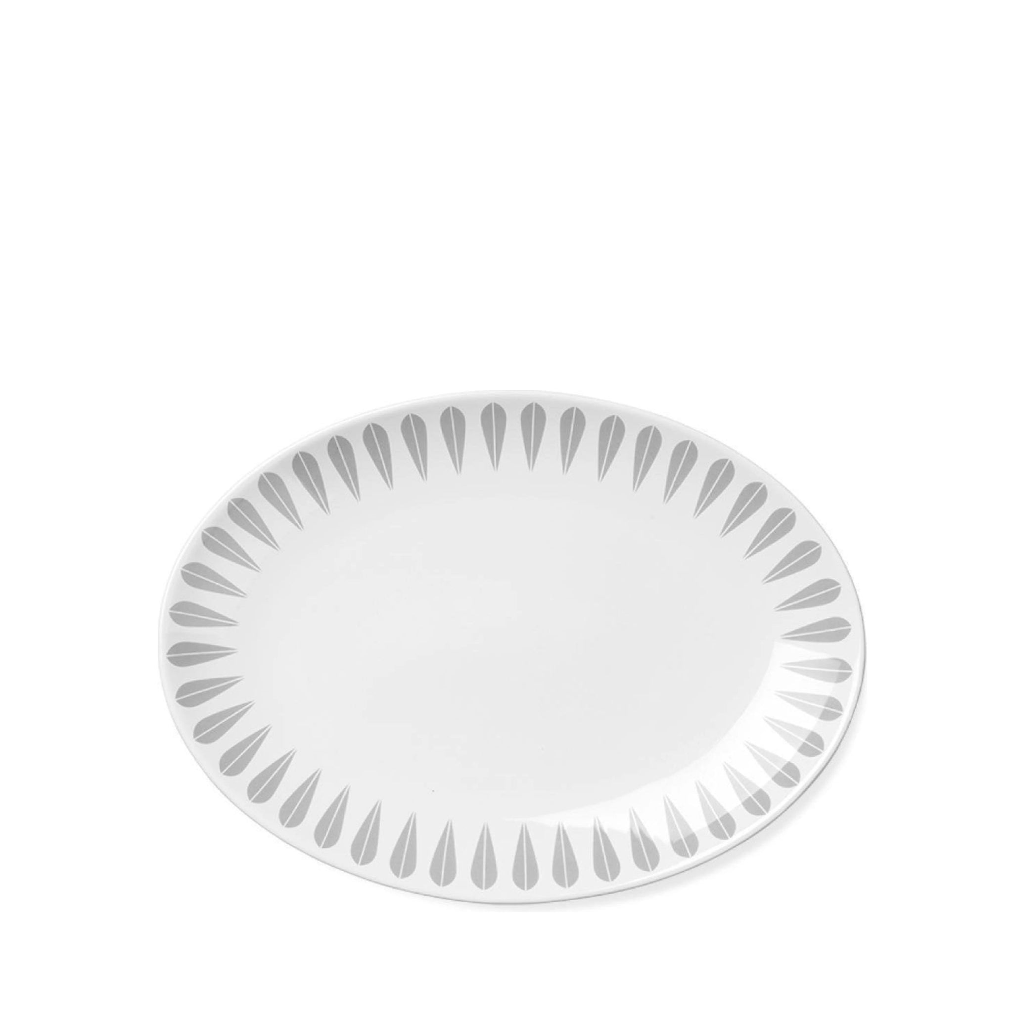 Lucie Kaas Arne Clausen Collection Serving plate grey, 34cm