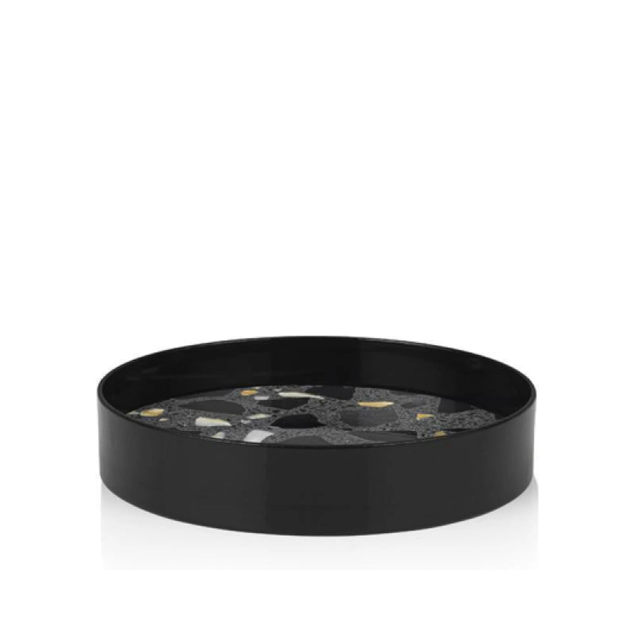 Lucie Kaas Erat Tray Black, Ø 13cm