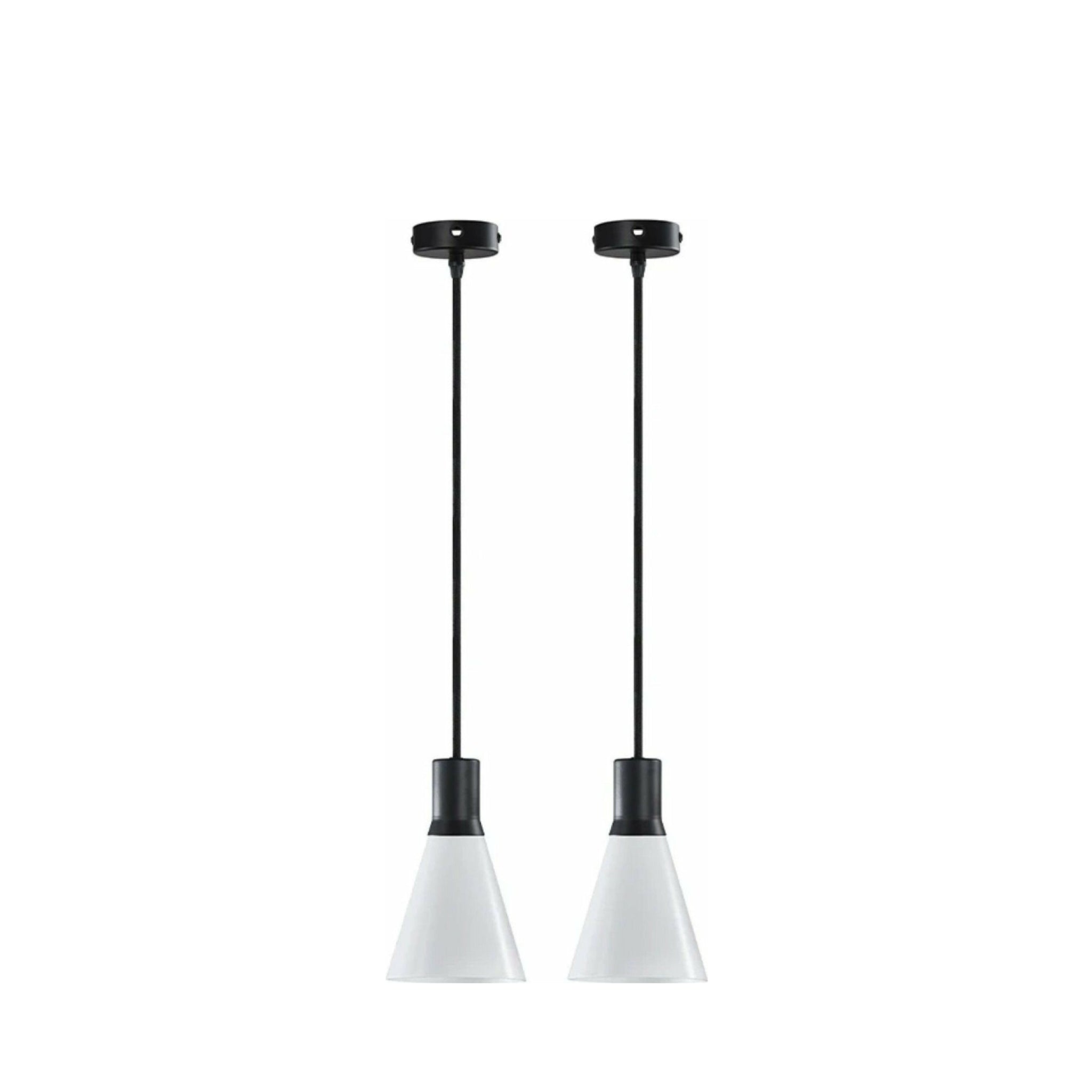 Dyberg Larsen Gent Pendant Set of 2, Opal/Matt Black