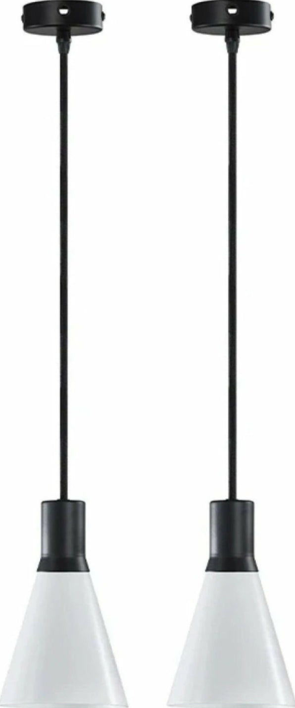 Dyberg Larsen Gent Pendant Set of 2, Opal/Matt Black