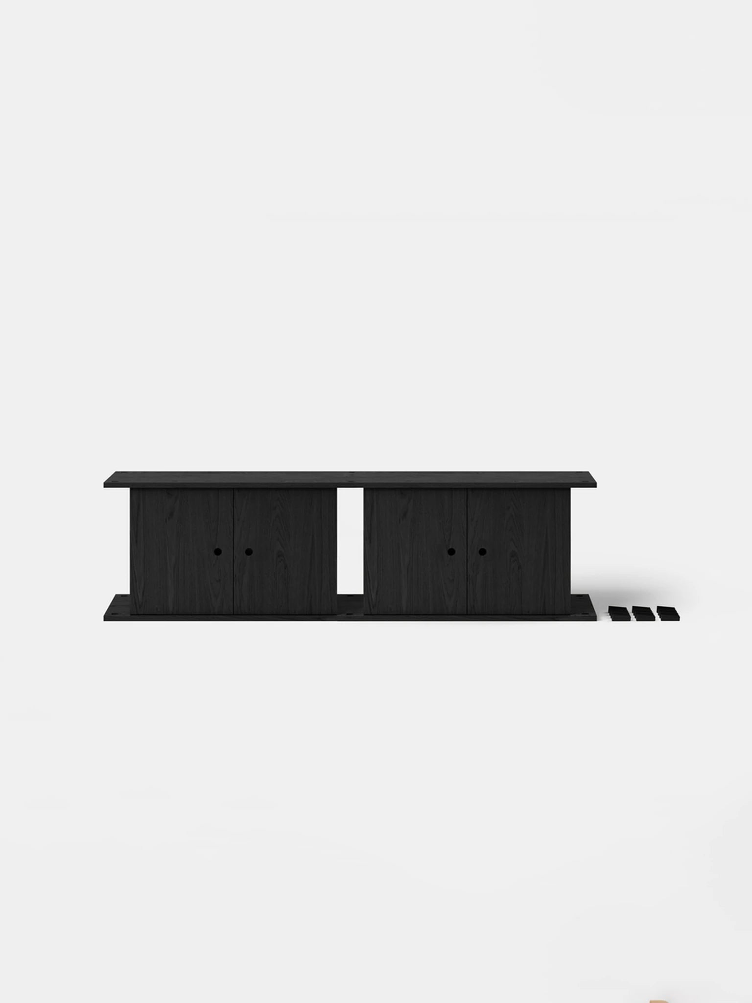 Moebe S Part, Double Cabinet, Black
