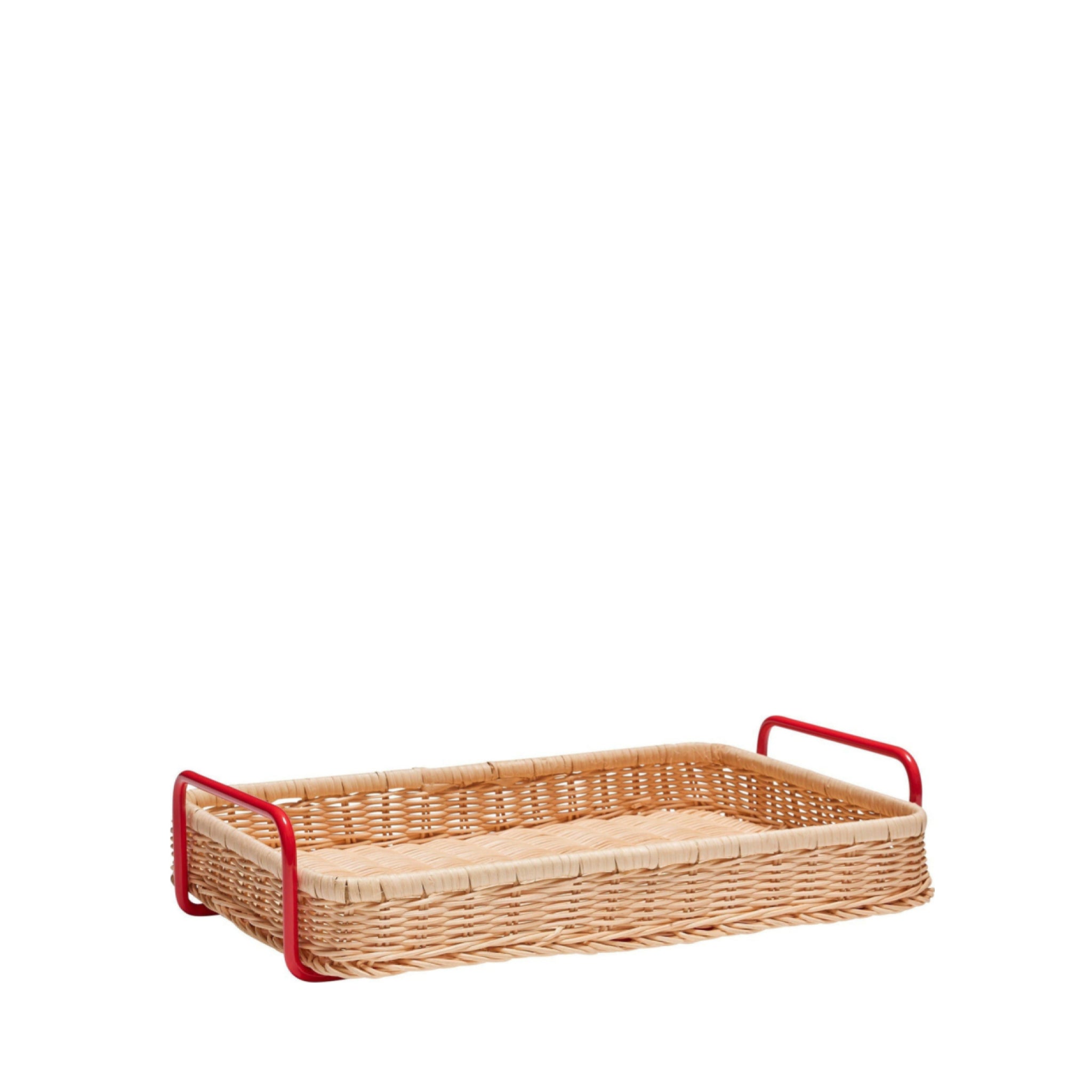 Hübsch Splint Tray Red/Natural