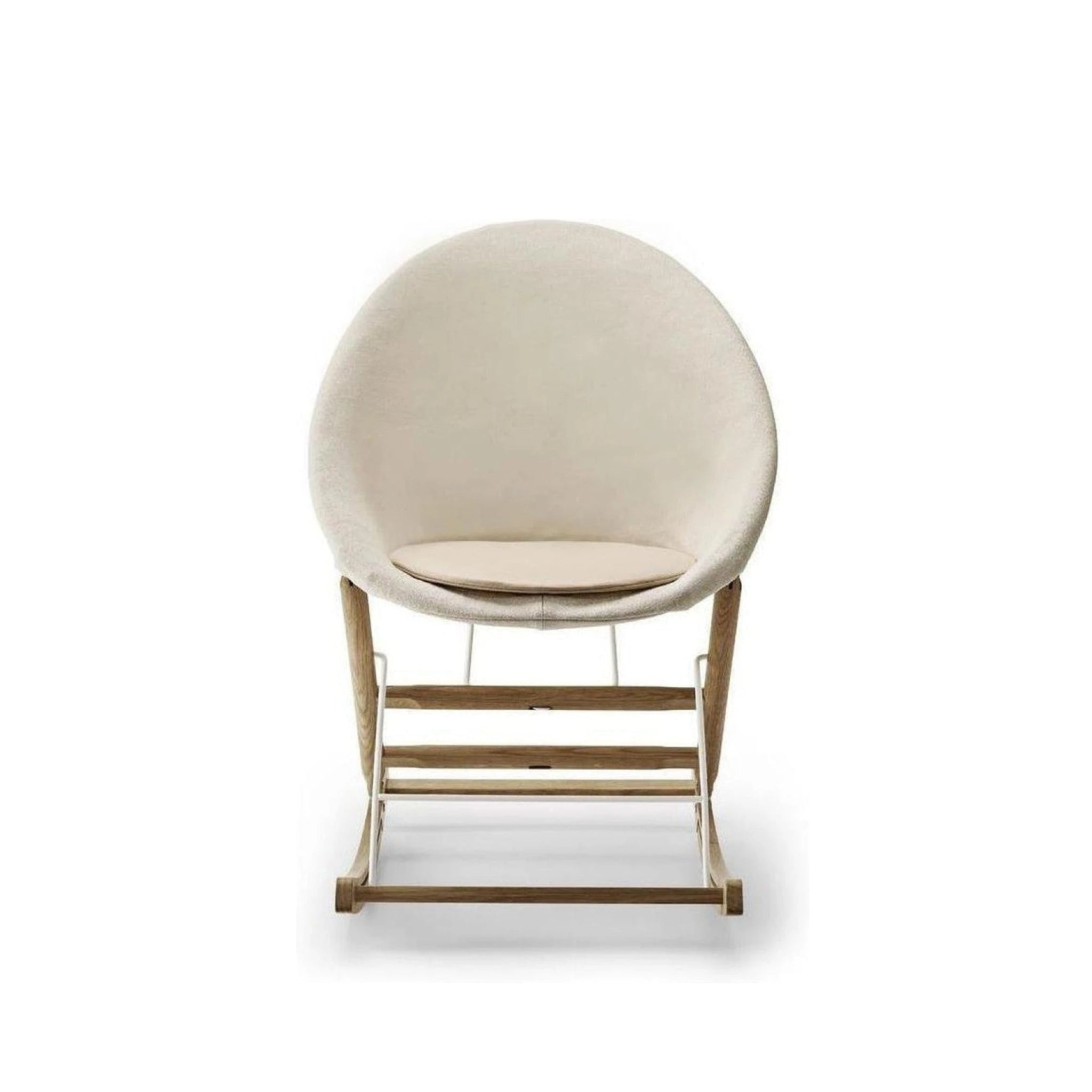 Carl Hansen AB001 Rocking Nest Chair, Oiled Oak/Natural