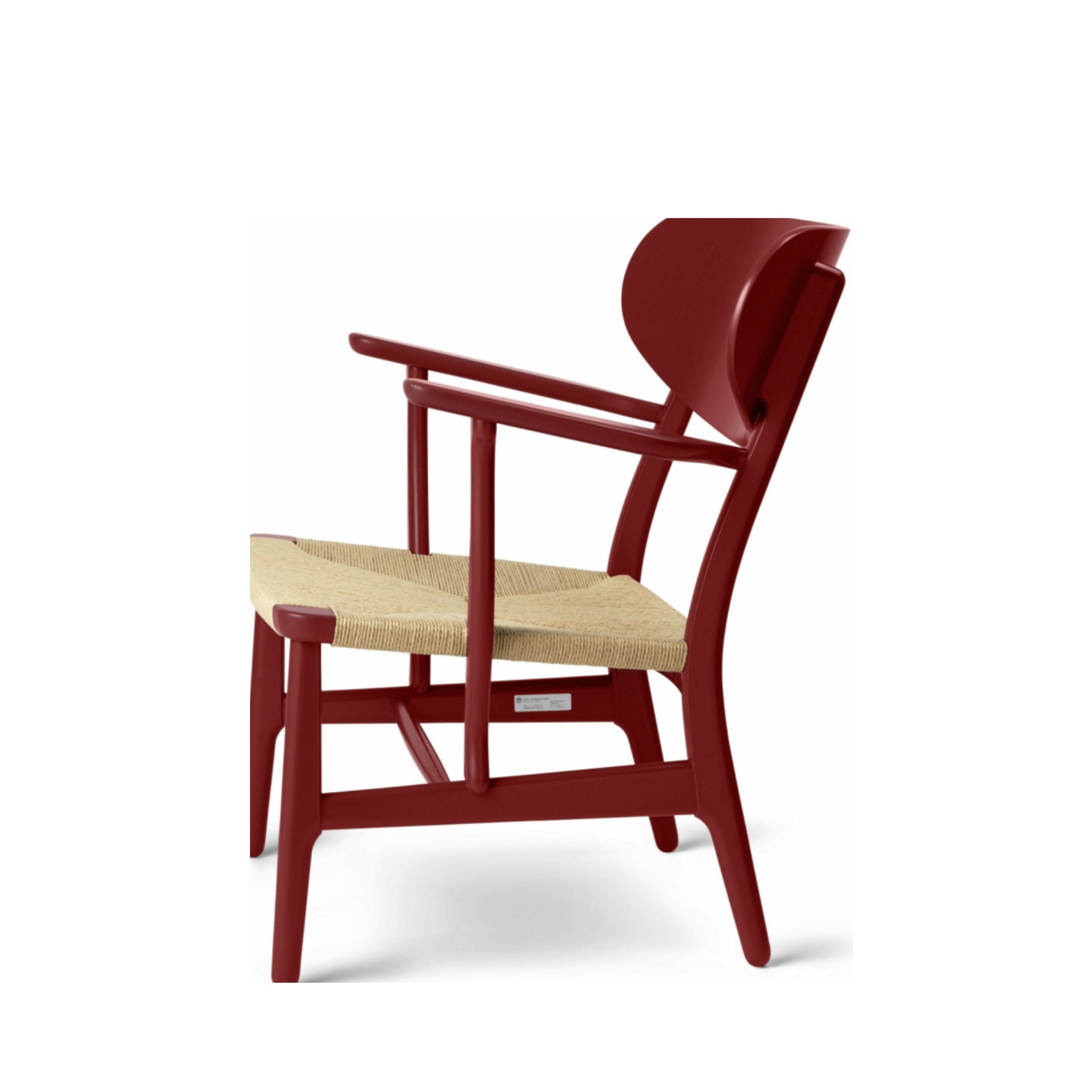 Carl Hansen CH22 Lounge Chair Oak, Falu Red/Natural Cord