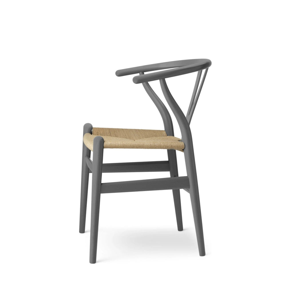 Carl Hansen CH24 Wishbone Chair Oak, Slate/Natural Cord