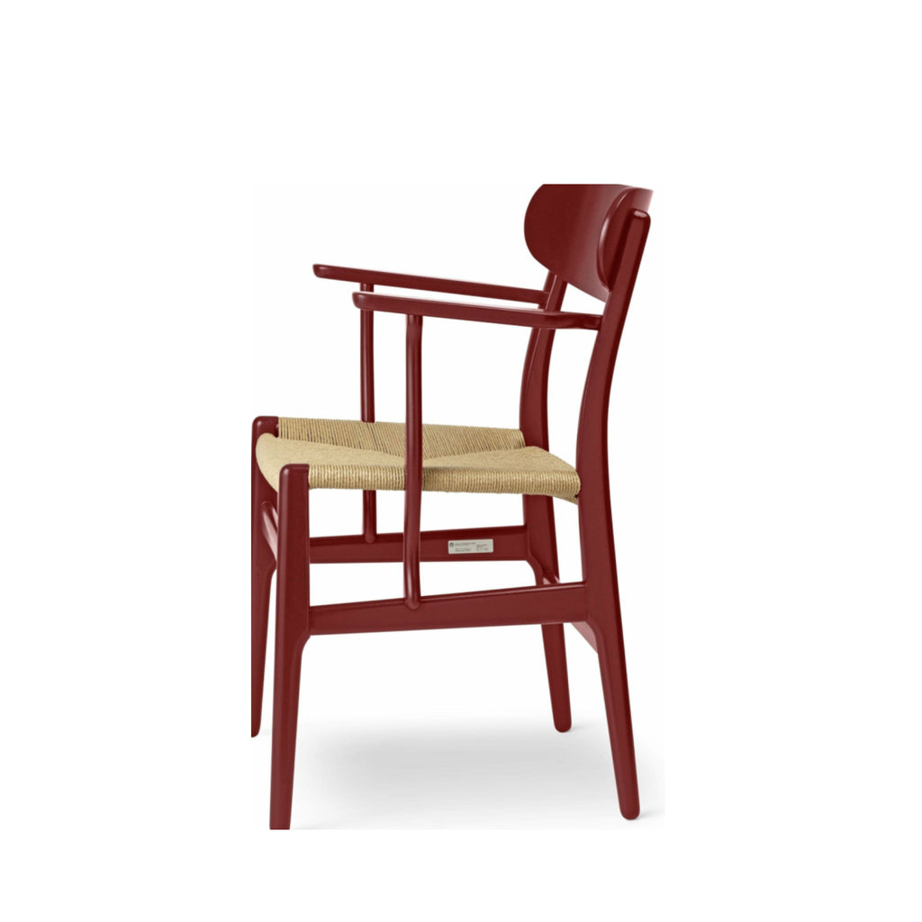 Carl Hansen CH26 Chair Oak, Falu Red/Natural Cord