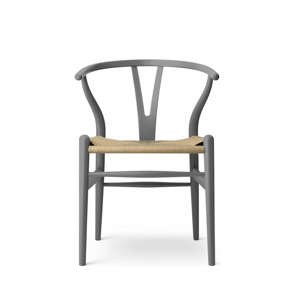 Carl Hansen CH24 Wishbone Chair Oak, Slate/Natural Cord