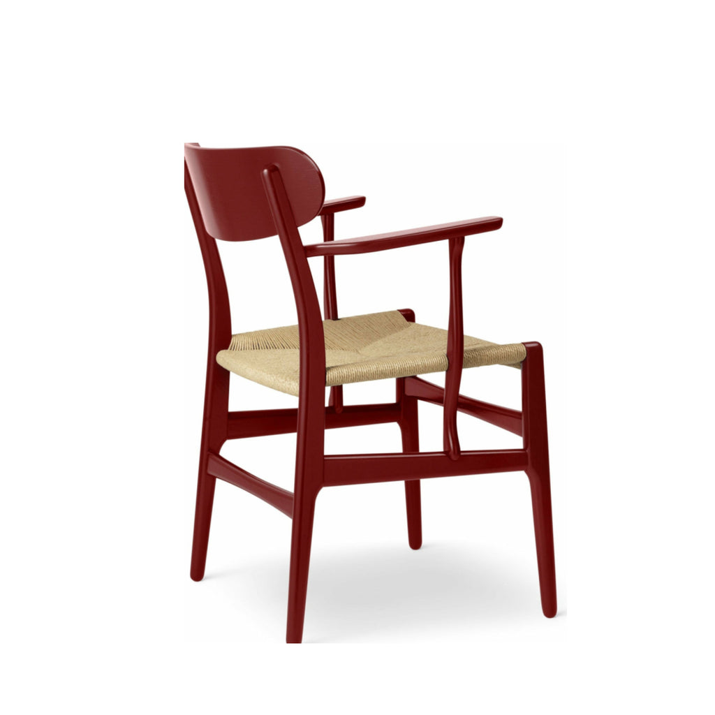 Carl Hansen CH26 Chair Oak, Falu Red/Natural Cord