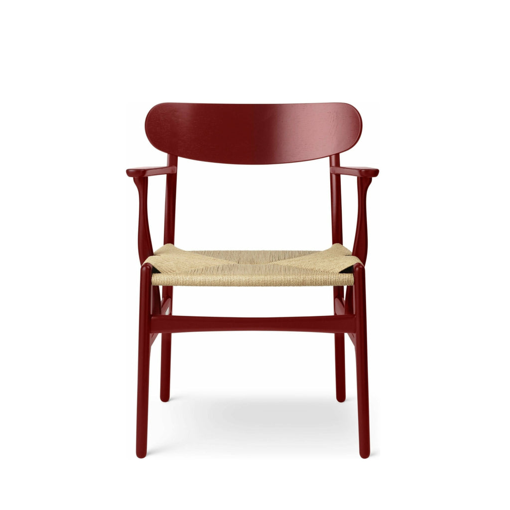 Carl Hansen CH26 Chair Oak, Falu Red/Natural Cord
