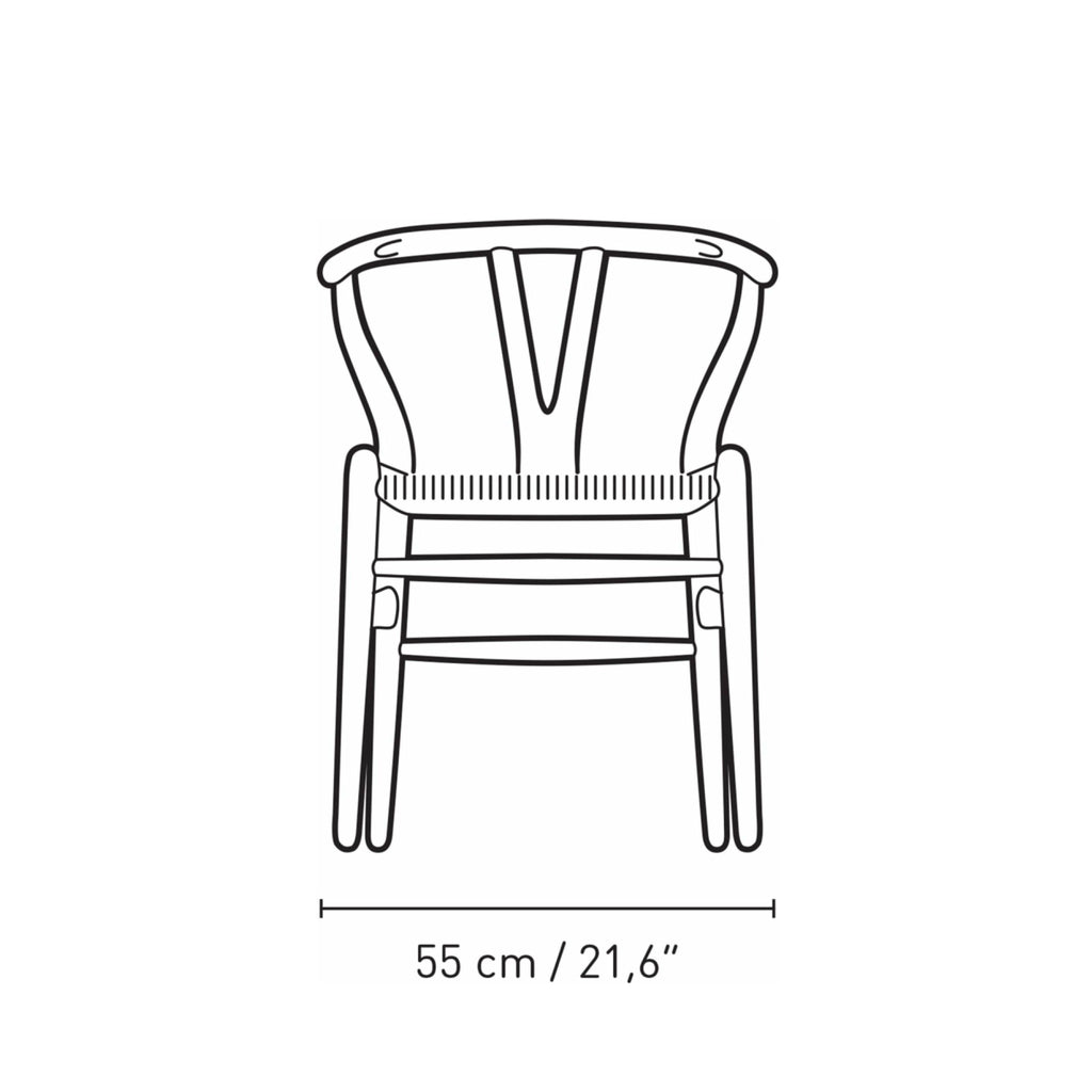 Carl Hansen CH24 Wishbone Chair Oak, Falu Red/Natural Cord