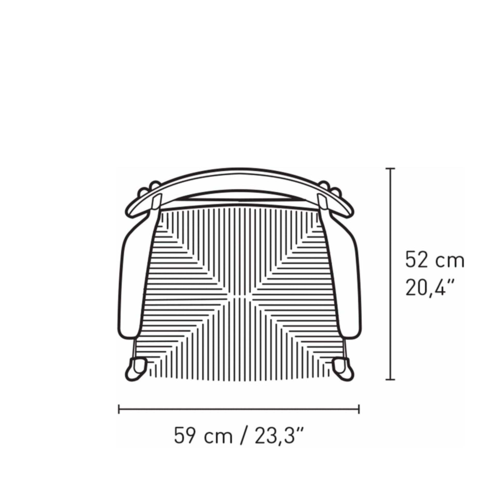 Carl Hansen CH26 Chair Oak, Falu Red/Natural Cord