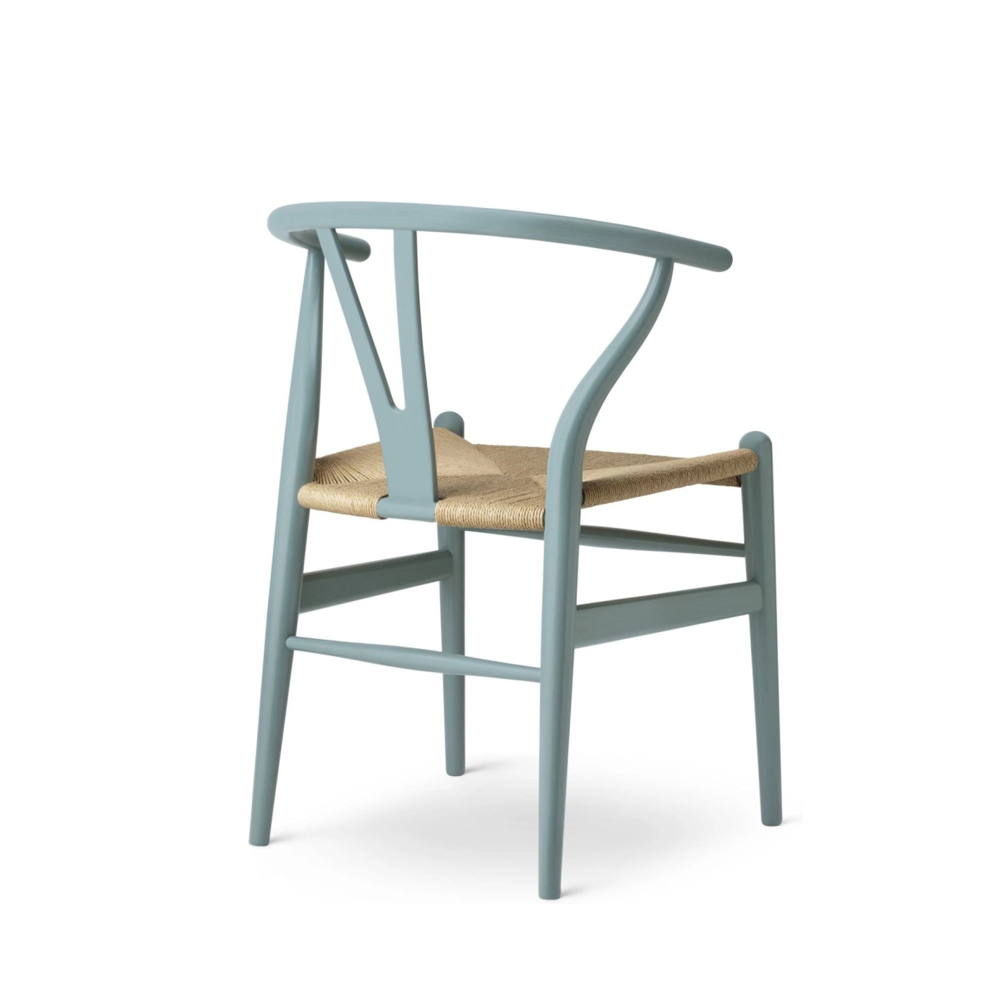 Carl Hansen CH24 Wishbone Chair Oak, Pewter Blue/Natural Cord Special Edition