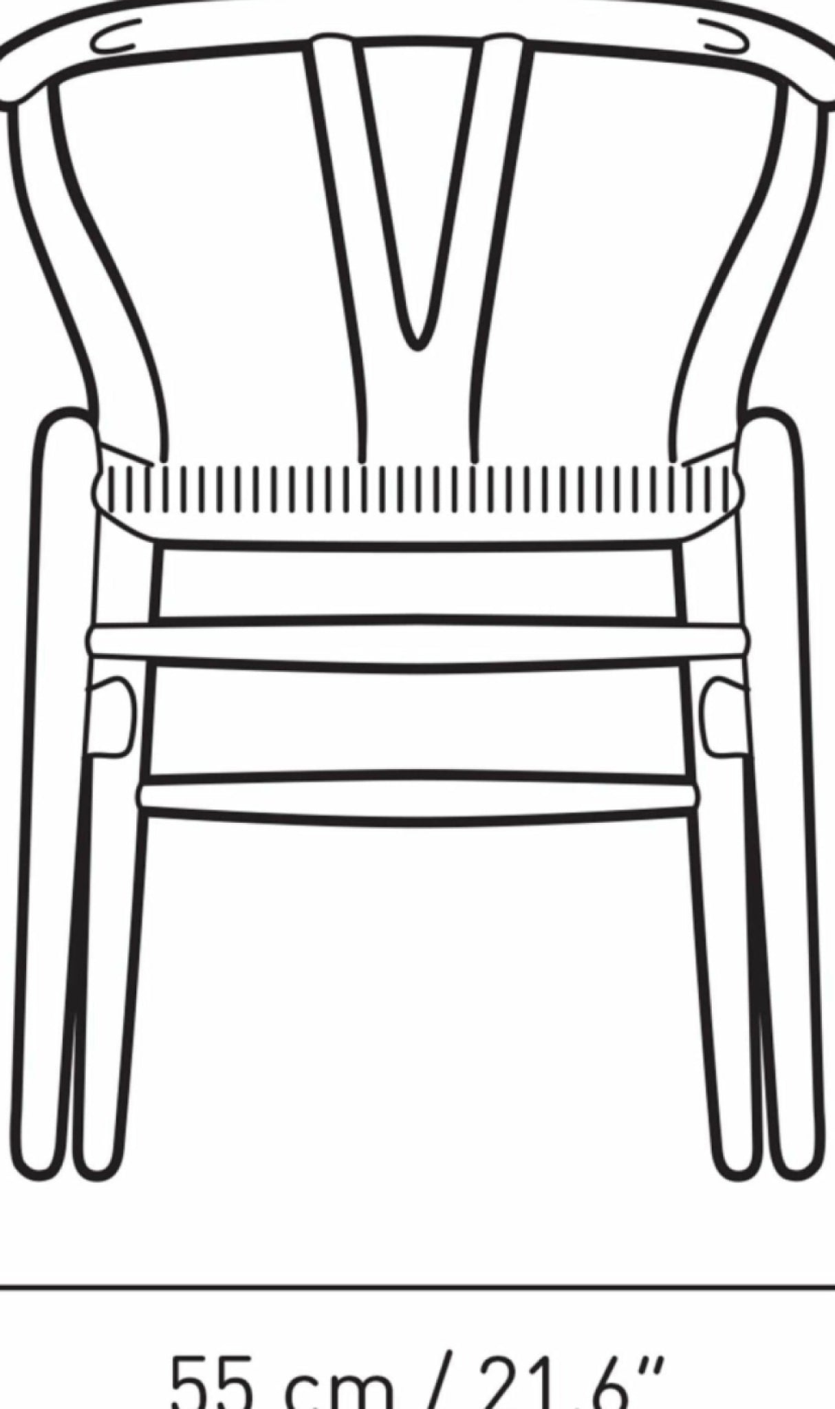 Carl Hansen CH24 Wishbone Chair Oak, Falu Red/Natural Cord