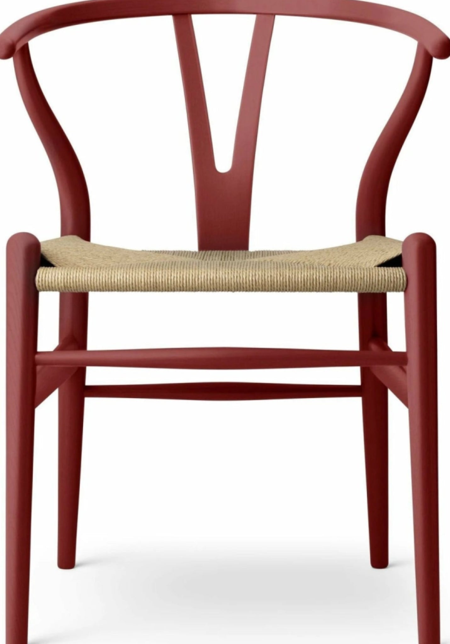 Carl Hansen CH24 Wishbone Chair Oak, Falu Red/Natural Cord