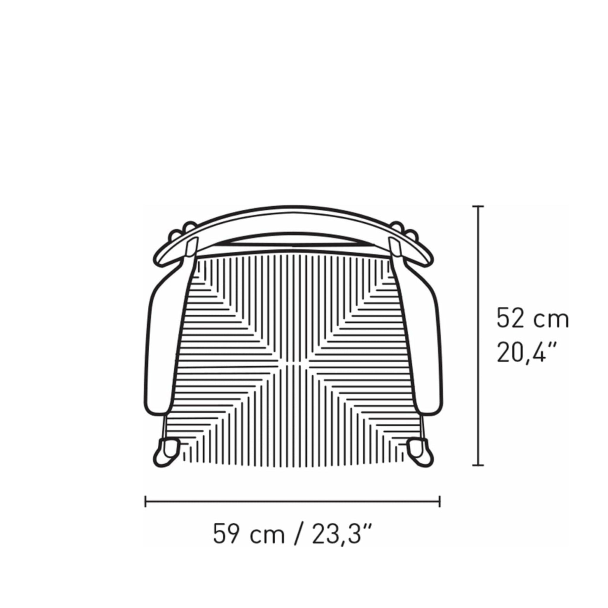 Carl Hansen CH26 Chair Oak, Falu Red/Natural Cord