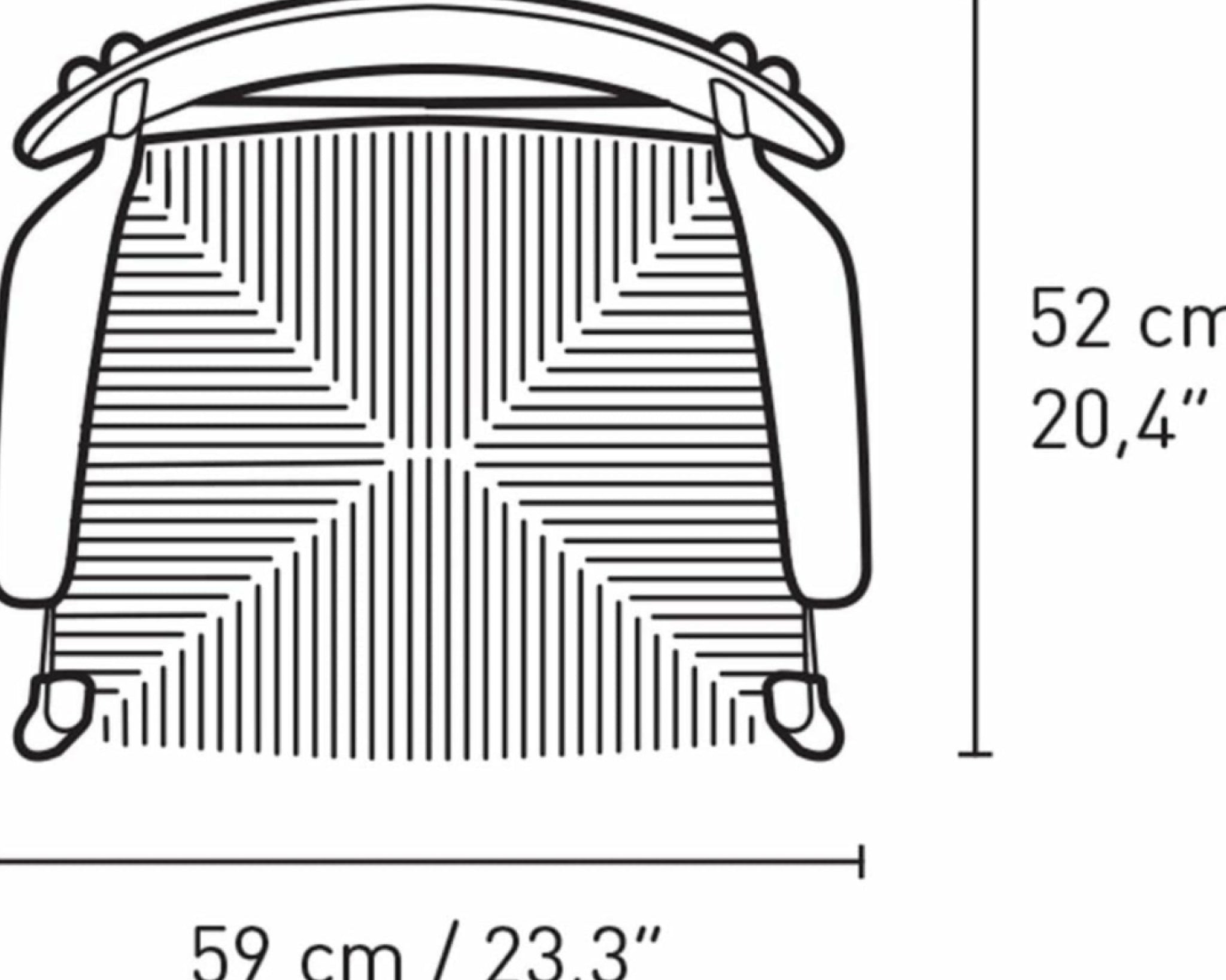 Carl Hansen CH26 Chair Oak, Falu Red/Natural Cord