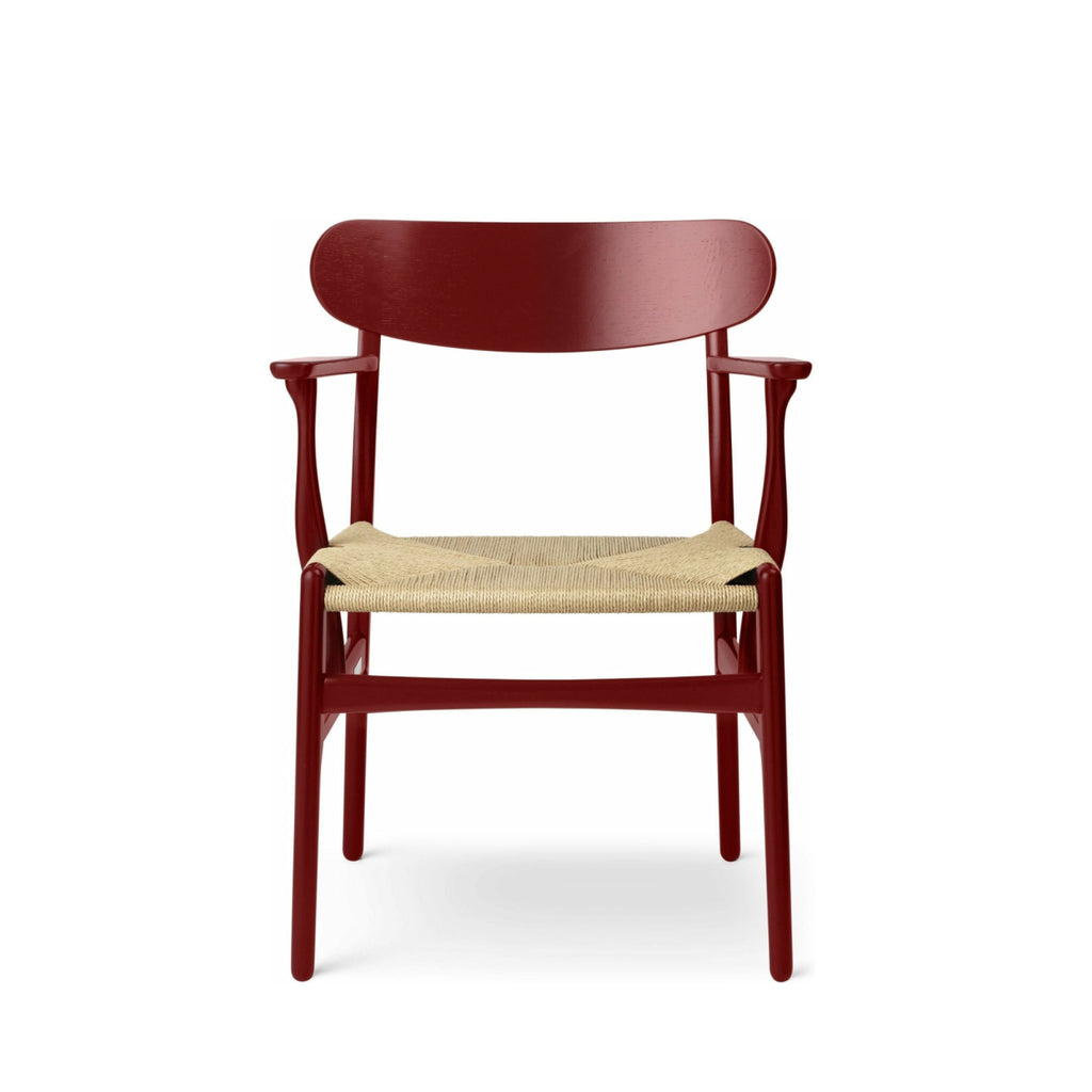 Carl Hansen CH26 Chair Oak, Falu Red/Natural Cord
