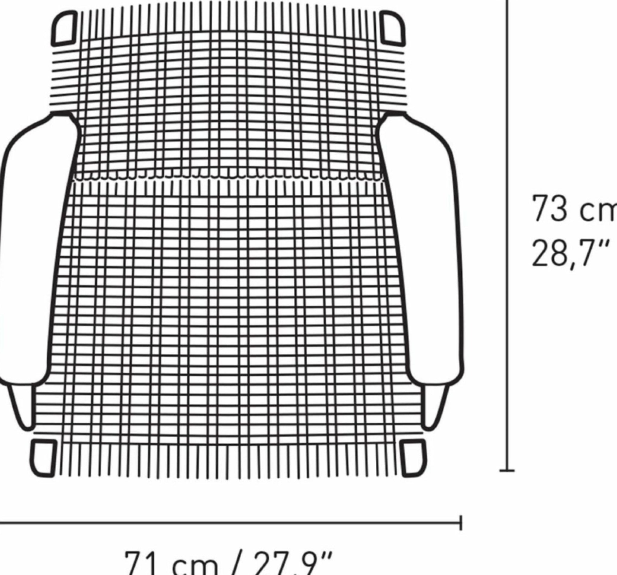 Carl Hansen CH25 Lounge Chair Oak, Pewter Blue/Natural Woven
