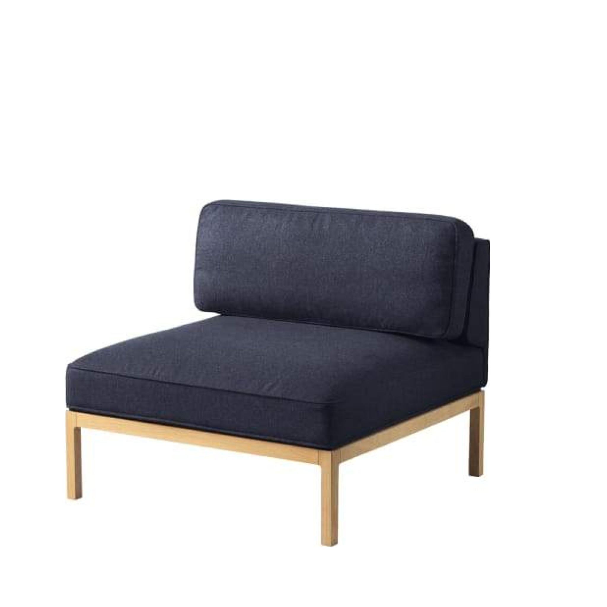 Fdb Møbler L37 Standard Module Blue/Natural, 90x90cm