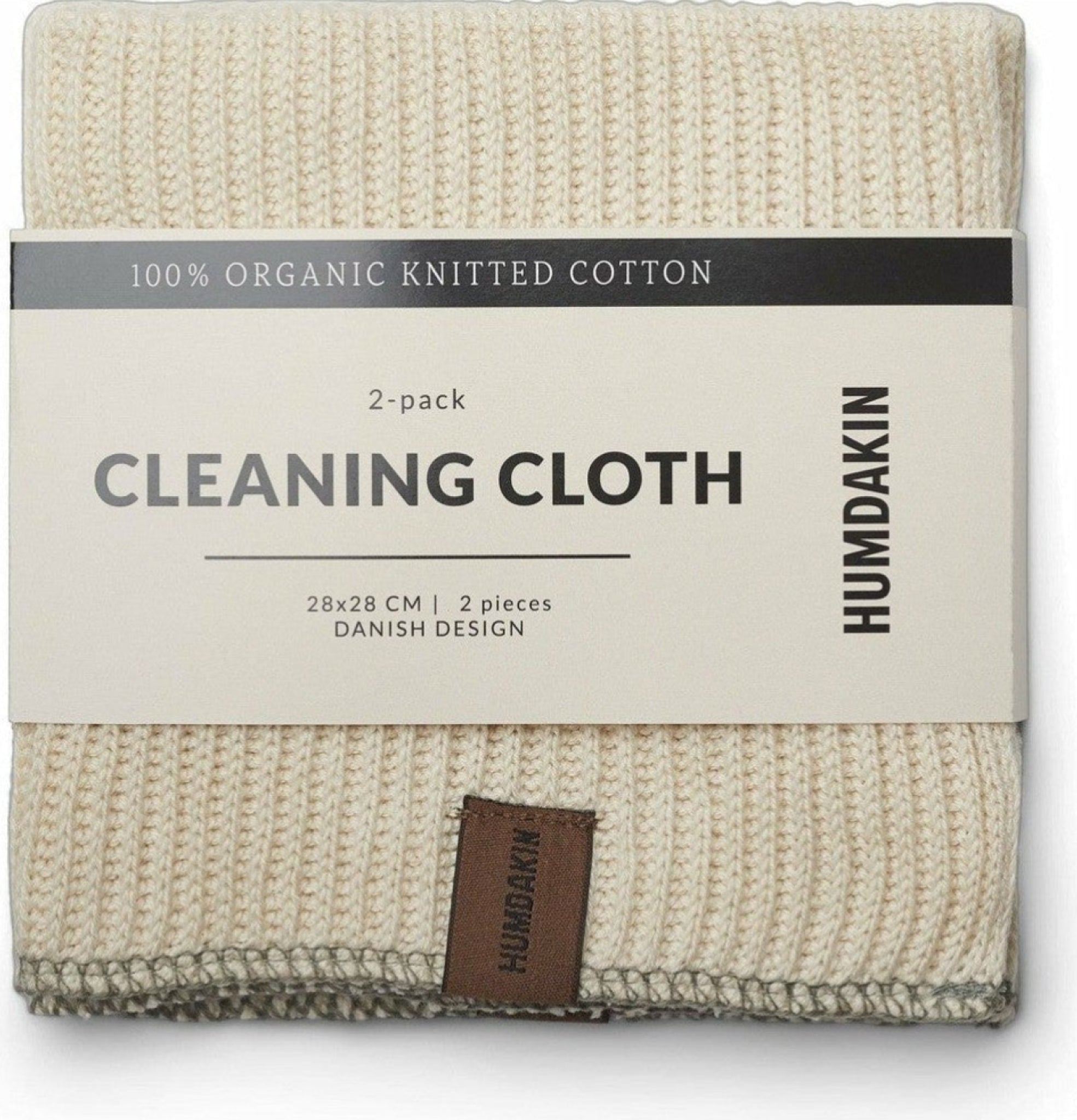 Humdakin Cleaning Cloth Shell/Oak, 2 Pcs.