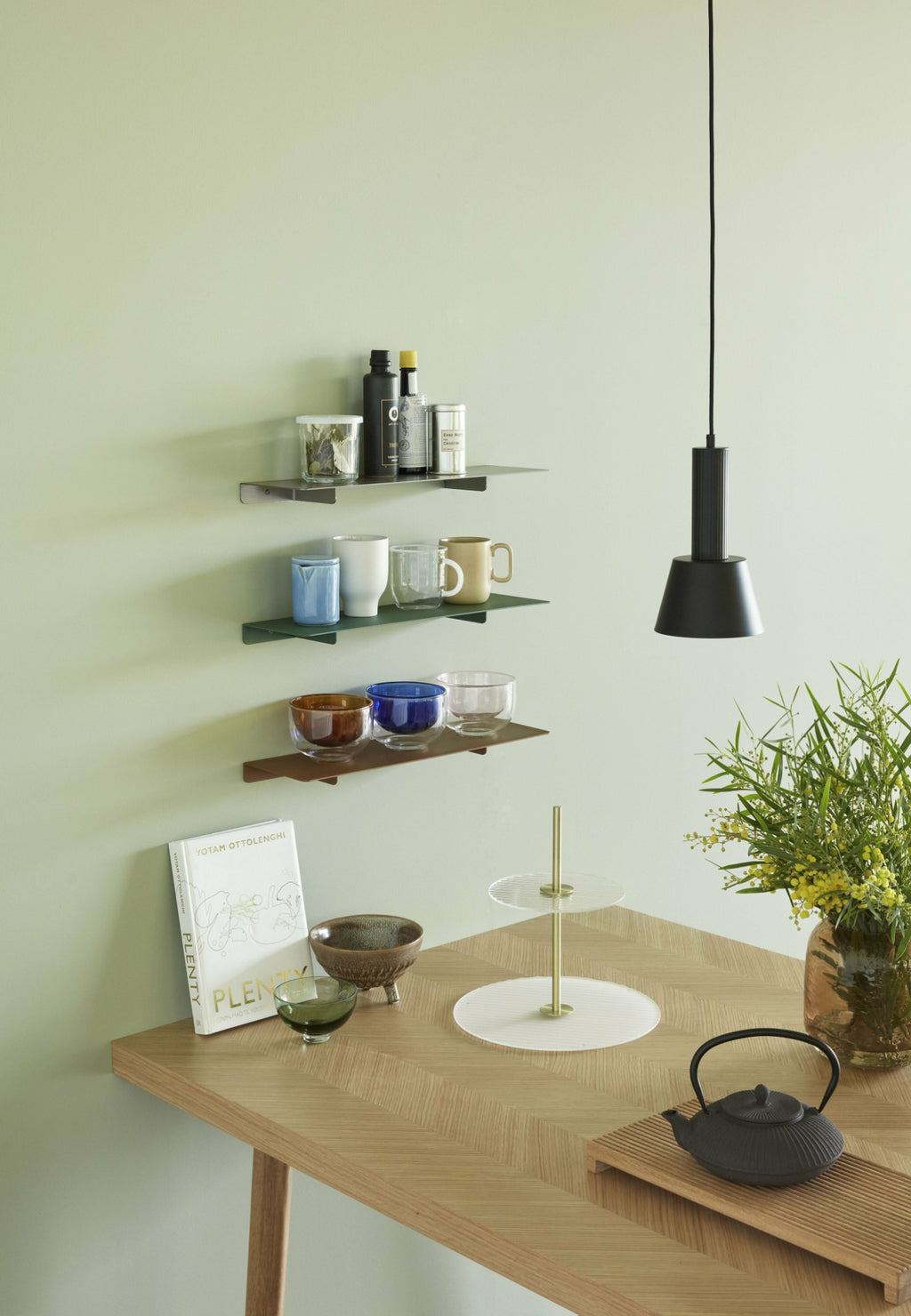 Hübsch Kiosk Bowl Glass Clear/Pink