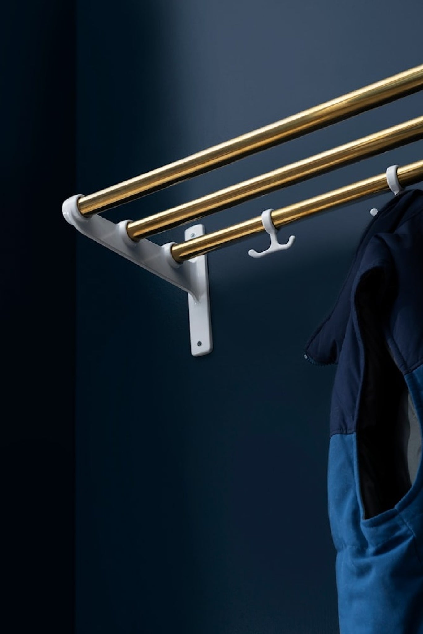 Essem Design Nostalgi Hat Shelf/Shoe Rack Copper, White