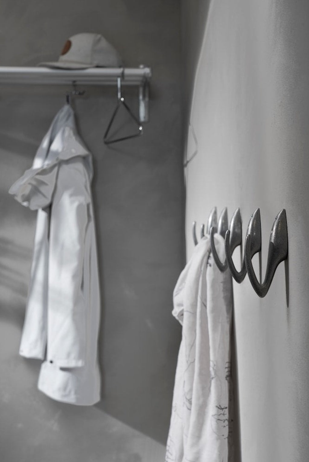 Essem Design Nostalgi Hat Shelf/Shoe Rack Copper, White