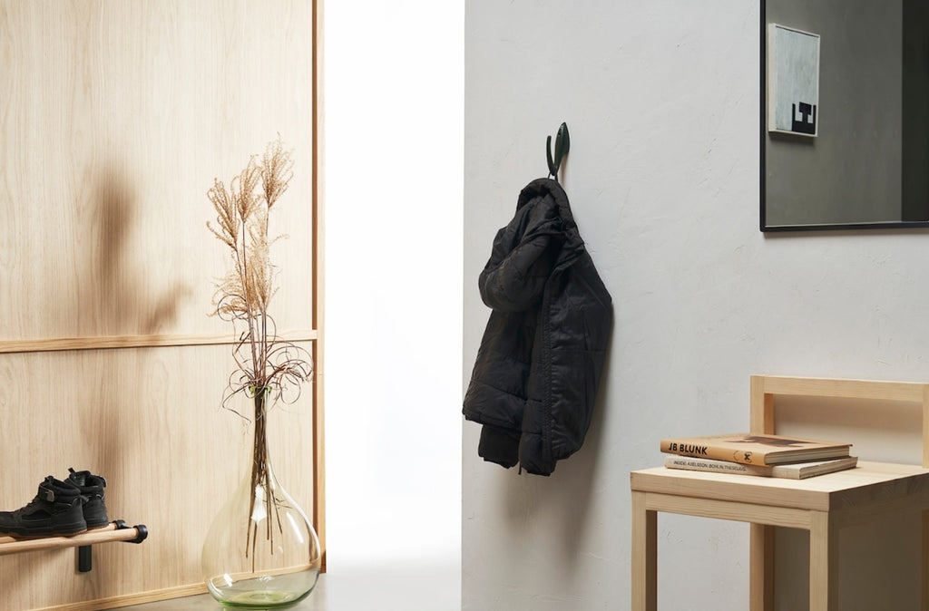 Essem Design Nostalgi Hat Shelf/Shoe Rack Copper, White