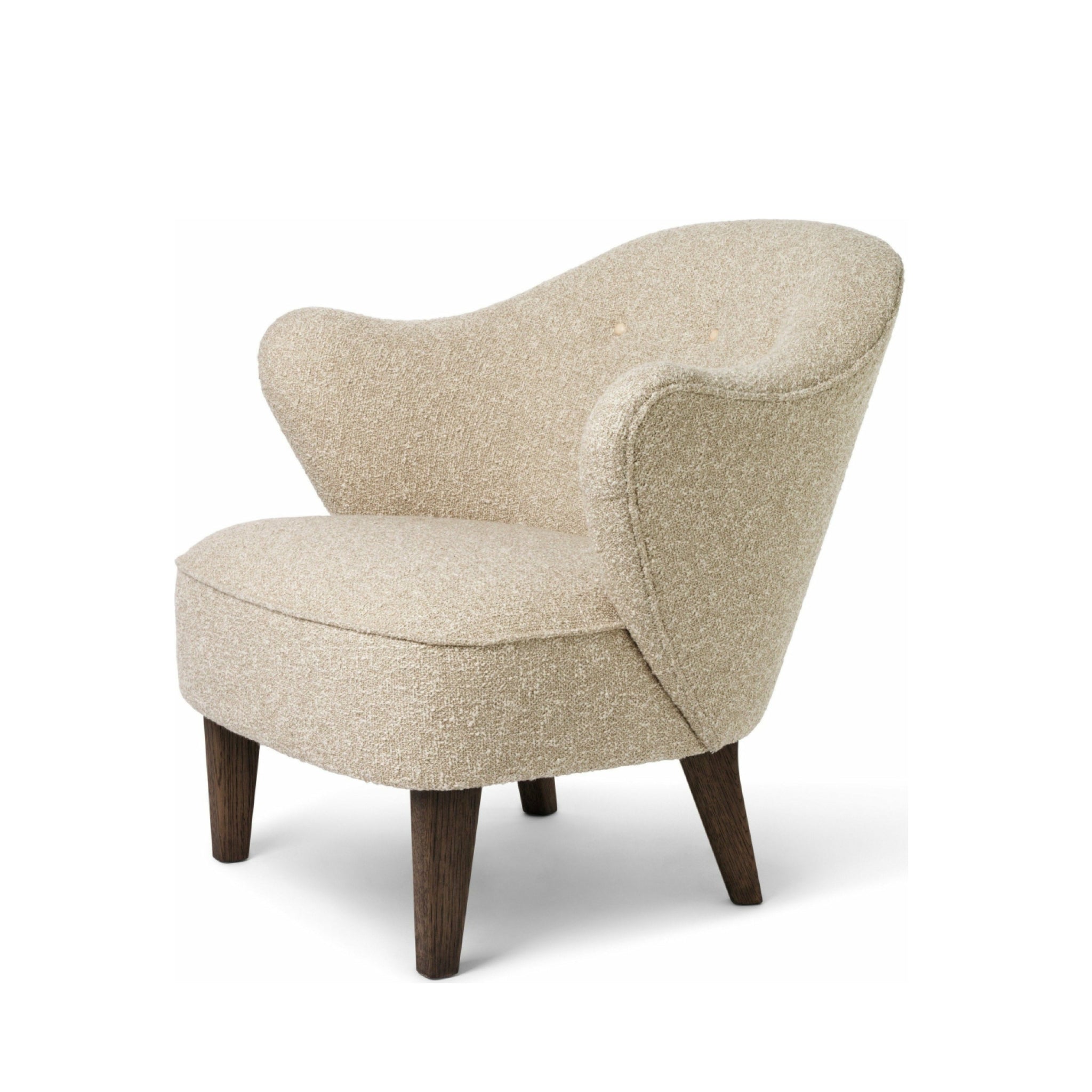 Audo Copenhagen Ingeborg Armchair Buttons Vegetal, Sacho Zero 1/Smoked Oak