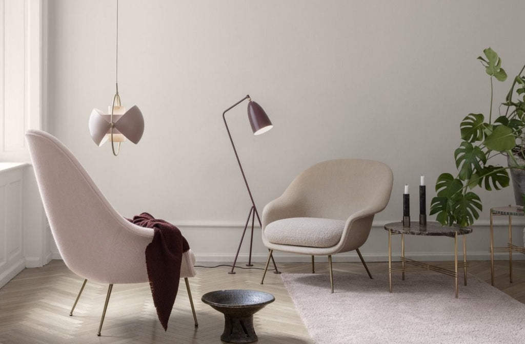 Gubi Multi Lite Suspension Lamp Brass Base/ Soft Black Semi Matt, ø36 Cm