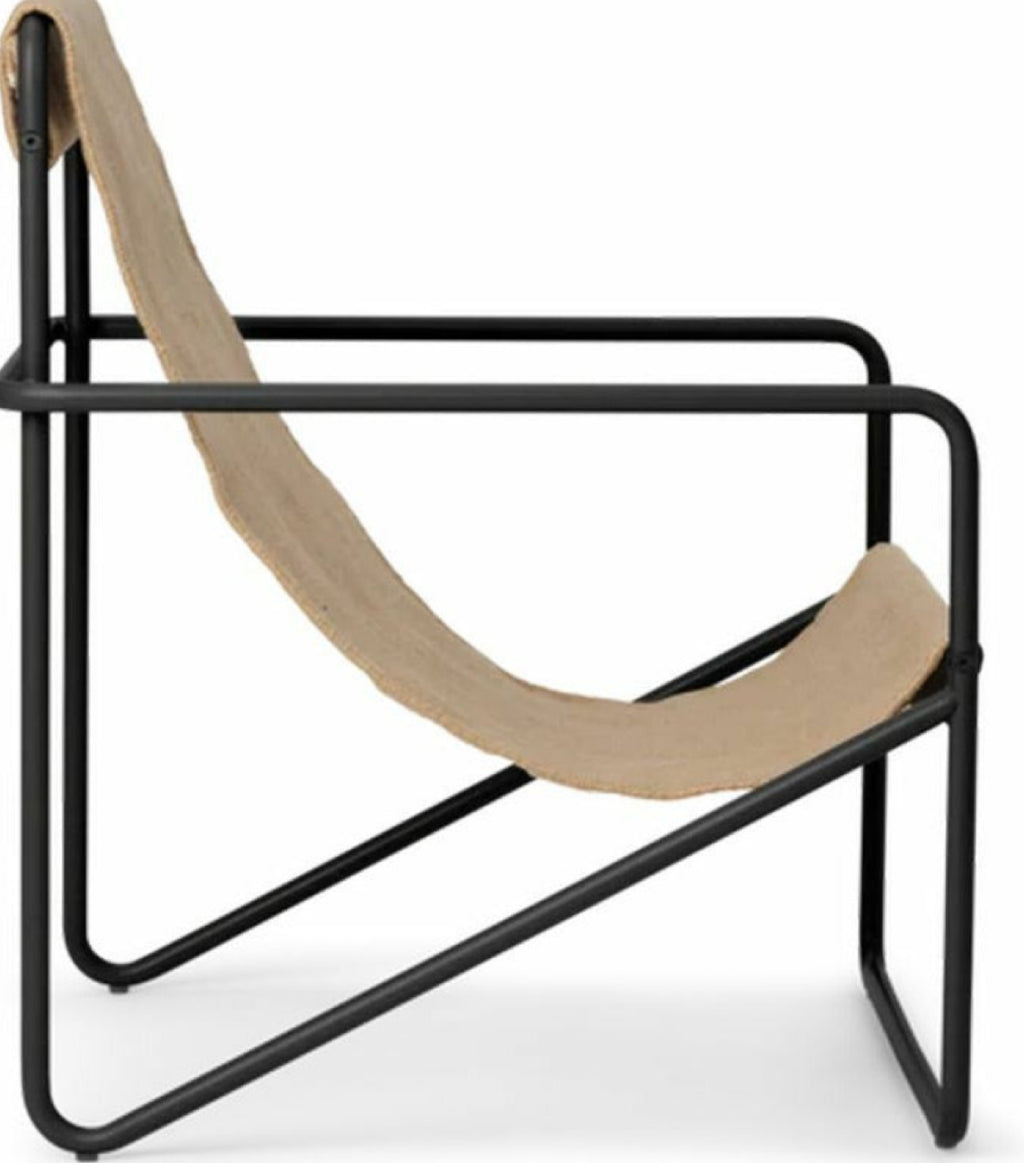 Ferm Living Desert Chair Kids, Black/Solid