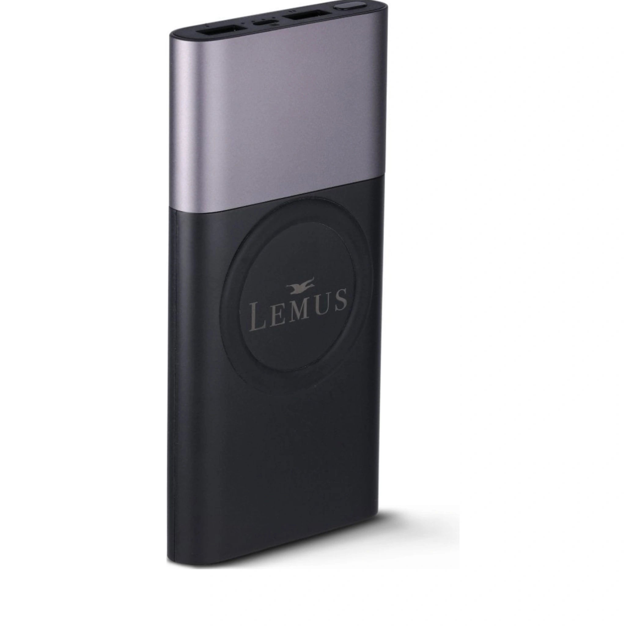 Lemus Powerbank, Sort/Sølv