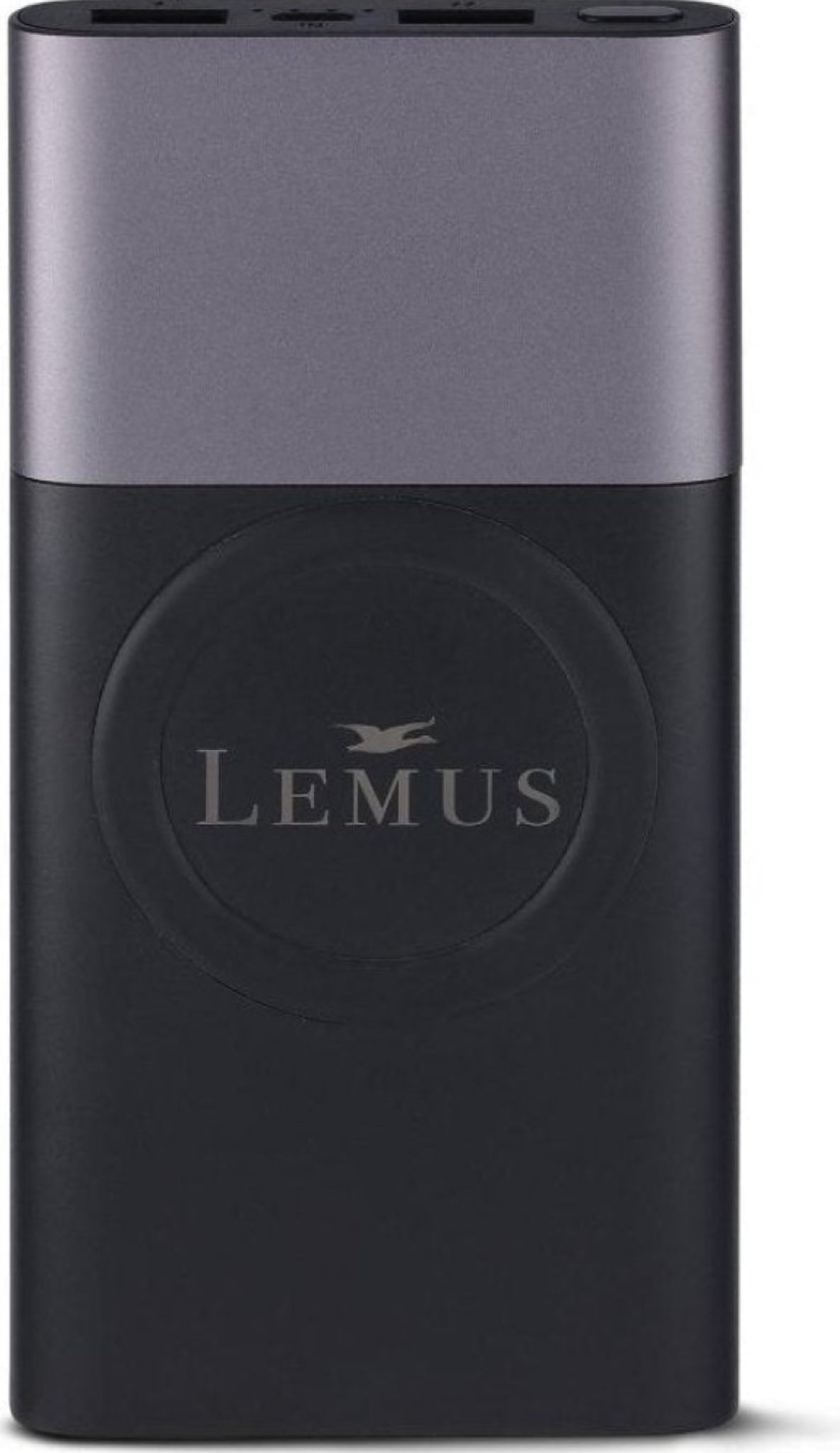 Lemus Powerbank, Sort/Sølv