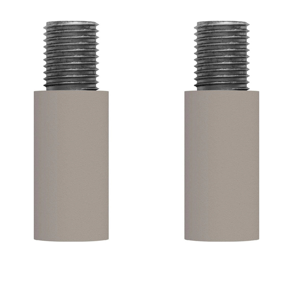 Moebe Shelving System/Wall Shelving End Bolt, Warm Grey
