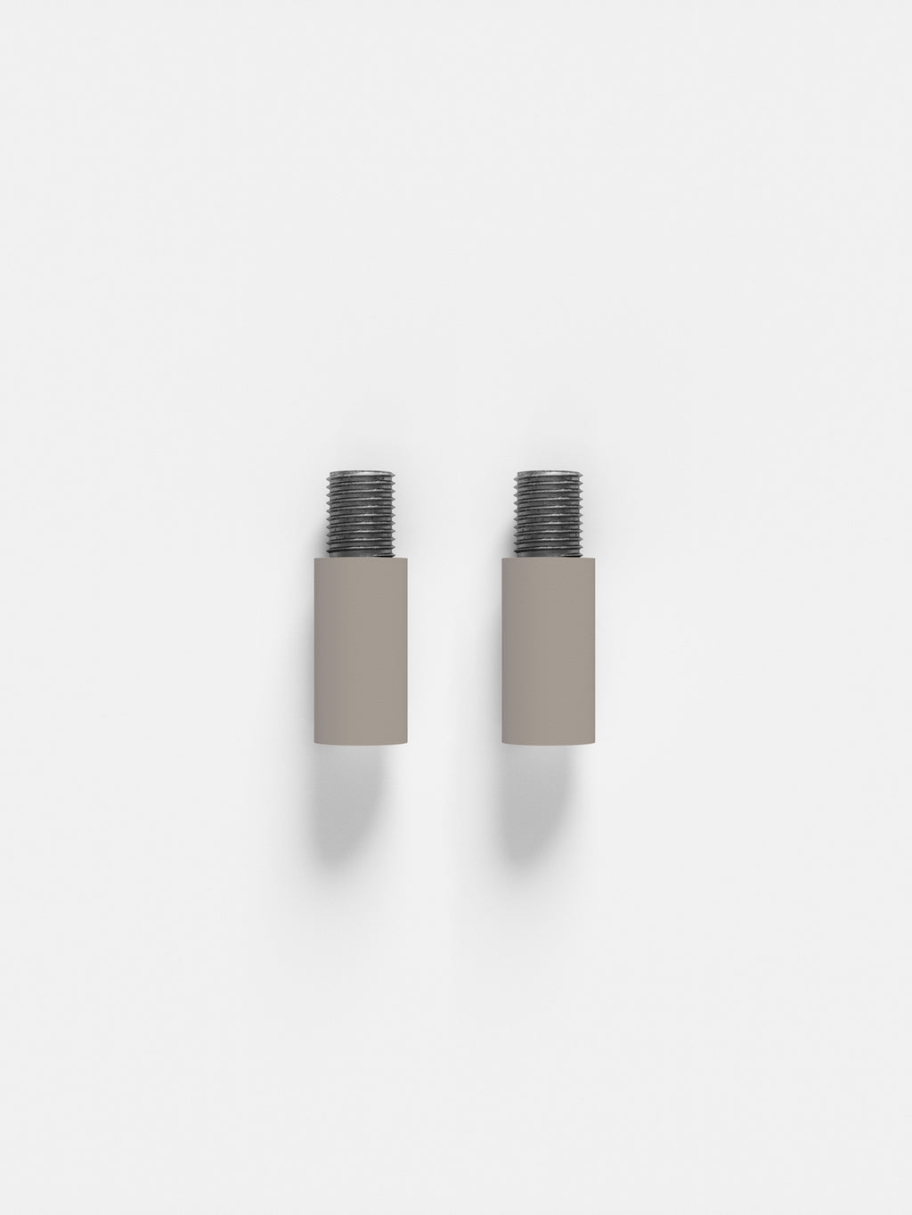 Moebe Shelving System/Wall Shelving End Bolt, Warm Grey