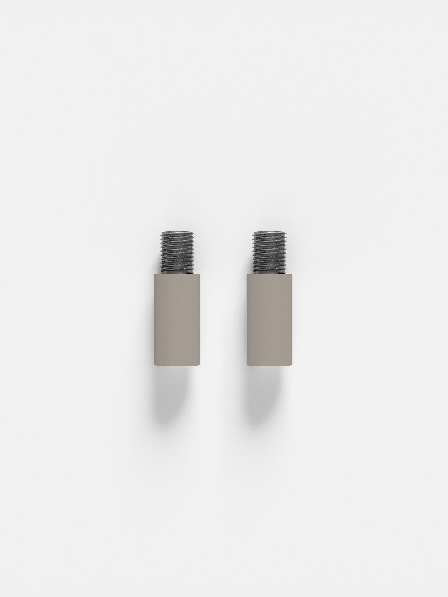 Moebe Shelving System/Wall Shelving End Bolt, Warm Grey