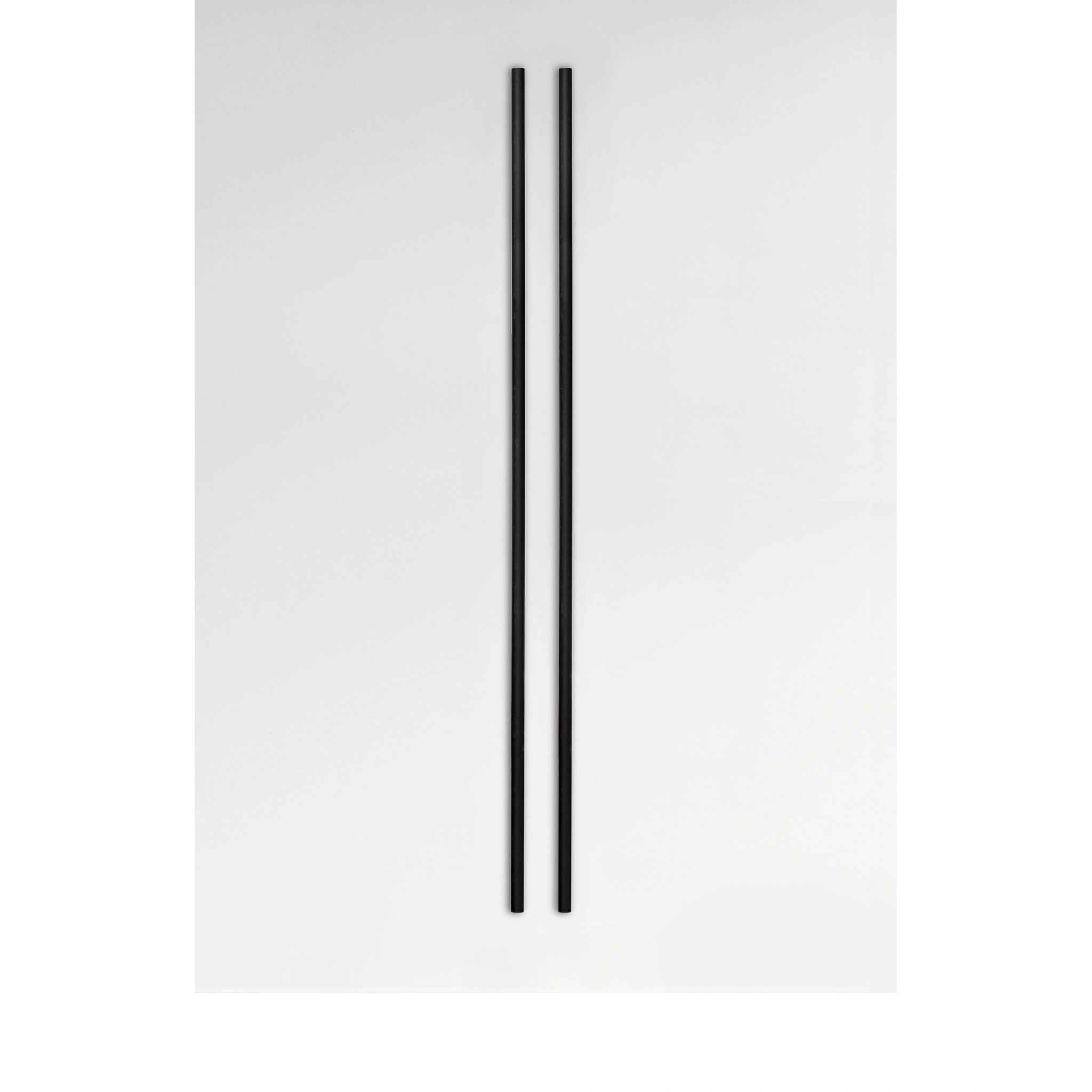 Moebe Shelving System/Wall Shelving Leg 115 Cm Black, Set Of 2