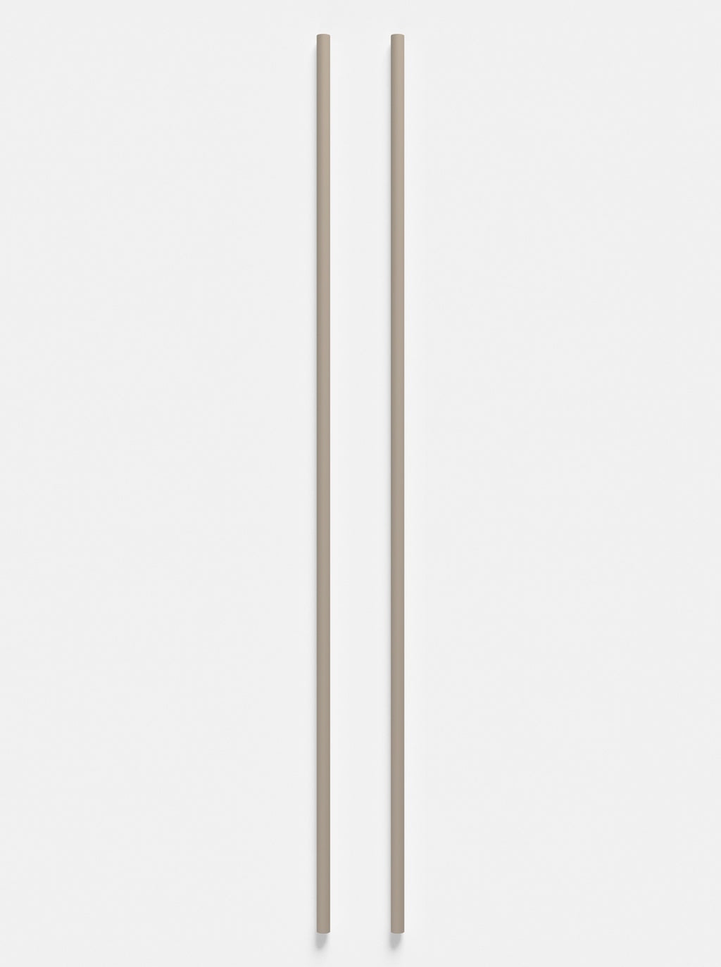 Moebe Shelving System/Wall Shelving Leg 115 Cm Warm Grey, Set Of 2