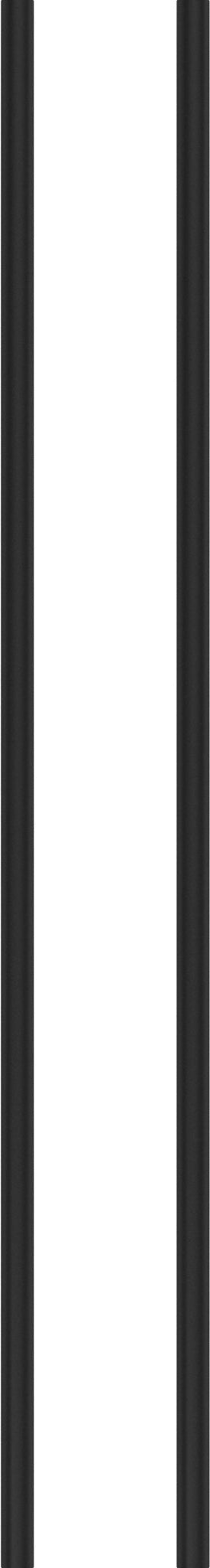 Moebe Shelving System/Wall Shelving Leg 85 Cm Black, Set Of 2