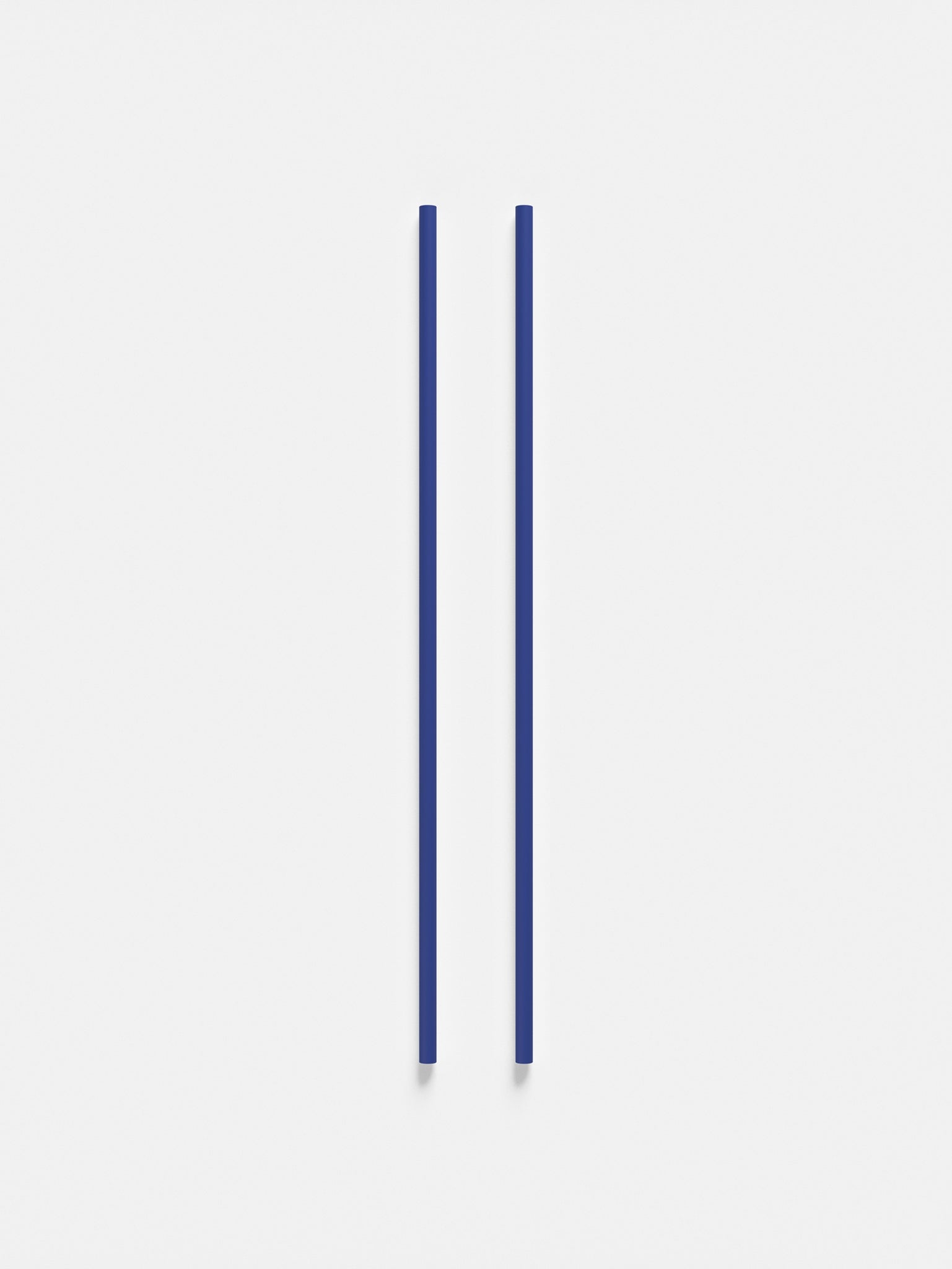 Moebe Shelving System/Wall Shelving Leg 85 Cm Deep Blue, Set Of 2