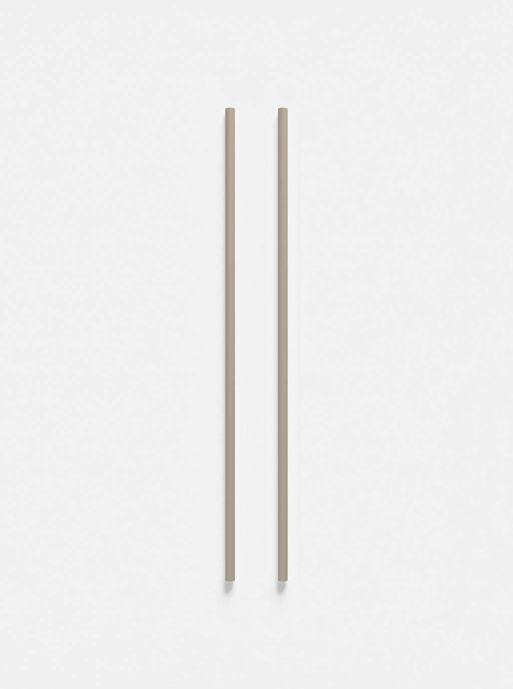 Moebe Shelving System/Wall Shelving Leg 85 Cm Warm Grey, Set Of 2