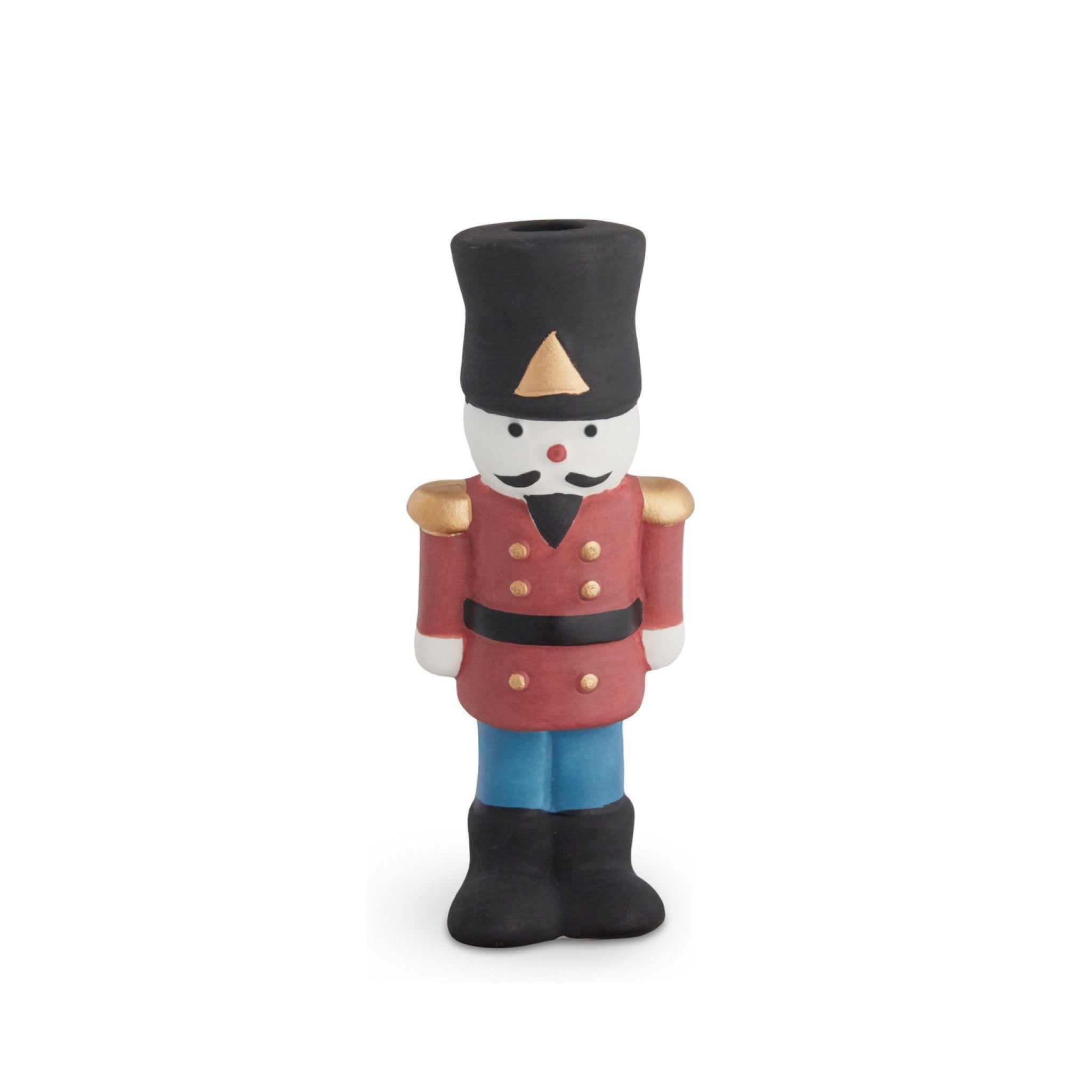 Kähler Christmas Tin Soldier H12.5cm, Red/Blue/White