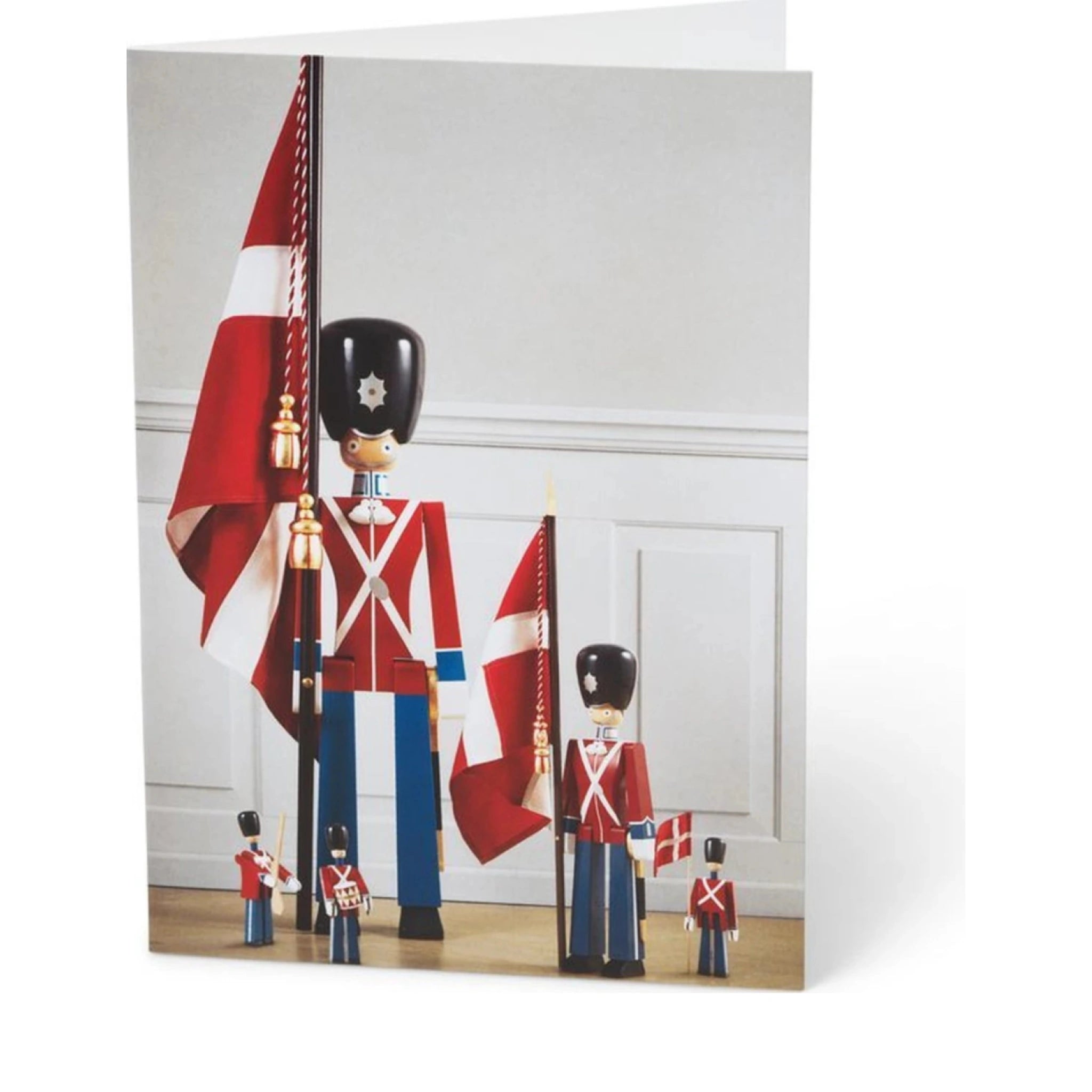 Kay Bojesen Card A6 Standard Bearer All Sizes Red/Blue/White 1 Piece