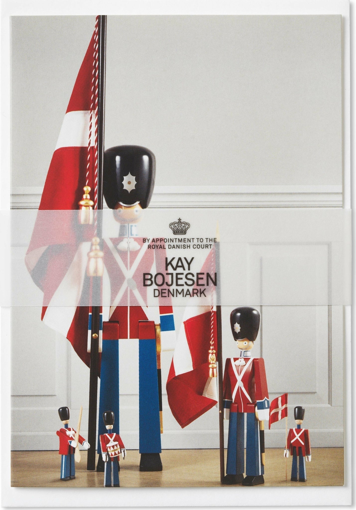 Kay Bojesen Card A6 Standard Bearer All Sizes Red/Blue/White 1 Piece