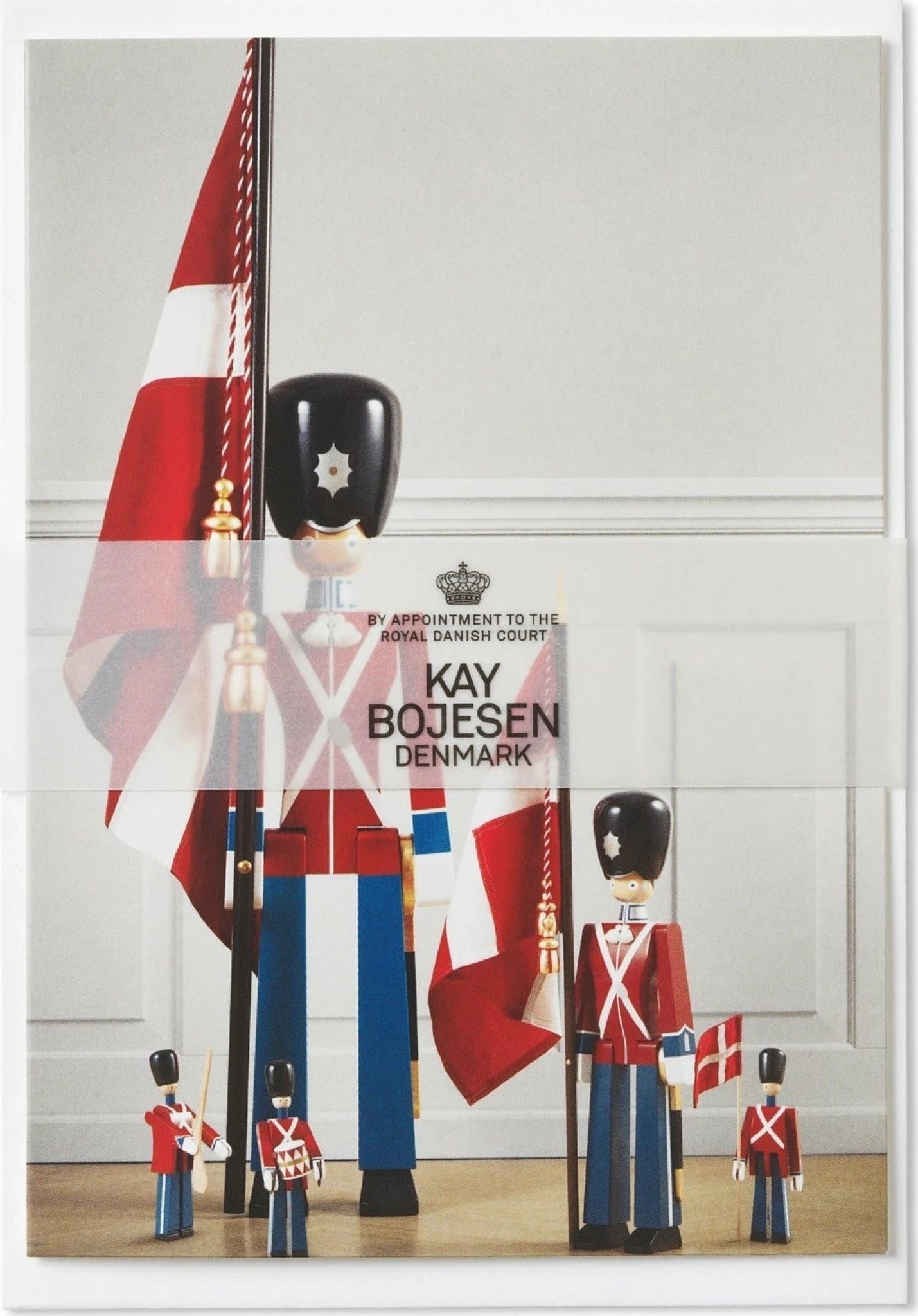 Kay Bojesen Card A6 Standard Bearer All Sizes Red/Blue/White 1 Piece