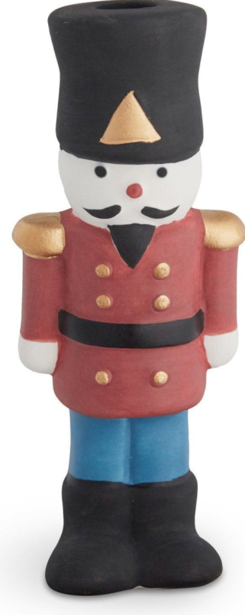 Kähler Christmas Tin Soldier H12.5cm, Red/Blue/White
