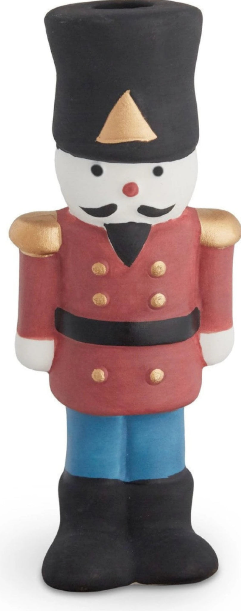 Kähler Christmas Tin Soldier H12.5cm, Red/Blue/White